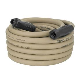 Colors SwivelGrip Garden Hose, 5/8" x 50', Brown Mulch - Colors