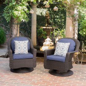 LIAM SWIVEL CLUB CHAIR (Set of 2) - as Pic