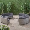 Pema Outdoor 8 Seater Sofa - as Pic