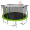 16FT Big Trampoline Green - as Pic