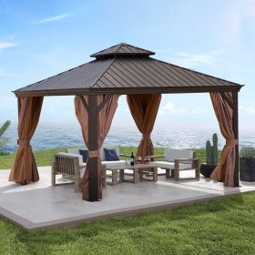 Brown Gazebo (Powder Coated) - 12*12FT