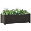 Garden Raised Bed PP Anthracite 39.4"x16.9"x13.8" - Anthracite