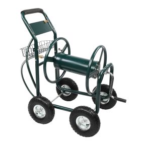 Iron Four-Wheel Pipe Truck Dark Green - Dark Green