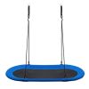 60 Inch Saucer Surf Outdoor Adjustable Swing Set - Blue