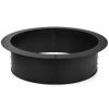 36 inch Round Steel Fire Pit Ring Line for Outdoor Backyard - Black