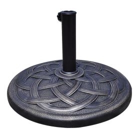 22 Inch Heavy Duty Round Umbrella Base Stand - Bronze