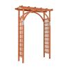 Garden Archway Arch Lattice Trellis Pergola for Climbing Plants and Outdoor Wedding Bridal Decor - As shown in the picture