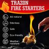 Fire Starters for Indoor Fireplace Campfires Wood Stove Grill Charcoal Chimney Fire Pit BBQ Accessories - Trazon