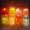 [Random color] Set of 5 Chinese/Japanese Style Hanging lantern Decorative Hollow Paper Lantern 14x15cm - Default