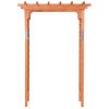 7 Feet Garden Wooden High Arbor Arch Plant Pergola - As shown in the picture