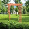 7 Feet Garden Wooden High Arbor Arch Plant Pergola - As shown in the picture