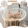 Cushioned Hammock Swing Chair with Hanging Kit - Beige