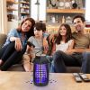 Bug Zapper Electric UV Mosquito Killer Lamp Insect Killer Light Pest Fly Trap Catcher  - Black