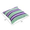 Free shipping Distinctive Cotton Canvas Hanging Rope Chair with Pillows Green YJ - Blue