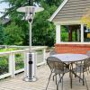 48000 BTU Patio Heater with Simple Ignition System - Silver