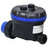 Single Outlet Water Timer with Ball Valves - Black