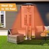 48000 BTU Patio Heater with Simple Ignition System - Silver