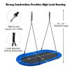 60 Inch Saucer Surf Outdoor Adjustable Swing Set - Blue