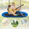 60 Inch Saucer Surf Outdoor Adjustable Swing Set - Blue