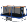 10X16FT Outdoor Square Trampolines for Kids Adults Long Rectangular Tumbling Trampoline - as Pic