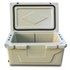 Khaki color ice cooler box 65QT camping ice chest beer box outdoor fishing cooler - as Pic