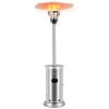 48000 BTU Patio Heater with Simple Ignition System - Silver