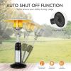 11,000 BTU Portable Tabletop Propane Patio Standing Heater - Black